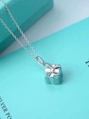 Tiffany & Co. Blue Box Necklace in sterling silver